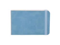 Cuaderno De Bocetos Portátil Para Acuarela, 300 G/m², 30 Hojas, 14 X 9 Cm, Mini Diario De Viaje, Color Azul.