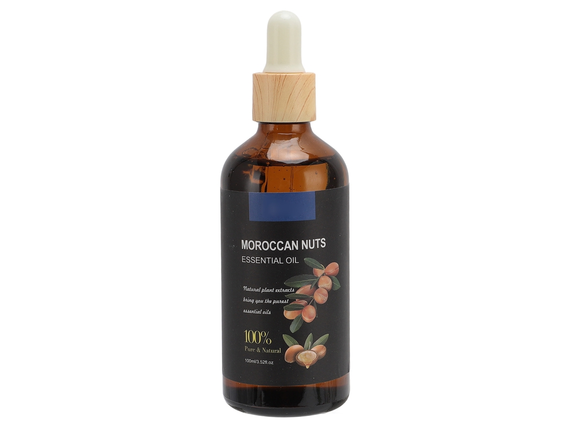 Aceite esencial de argán de Marruecos 100 ml para aromaterapia, masajes, cuidado del cabello y cuidado de la piel.
