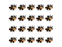 20 Parches Termométricos Corporales Para Bebés Con Animales De Dibujos Animados, Parte Frontal Flexible.