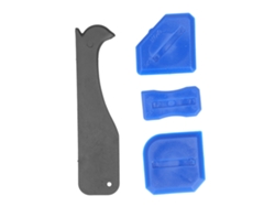 Kit De Herramientas De 4 Piezas Para El Acabado Con Sellador De Silicona Para Uso En Cocinas Y Baños.