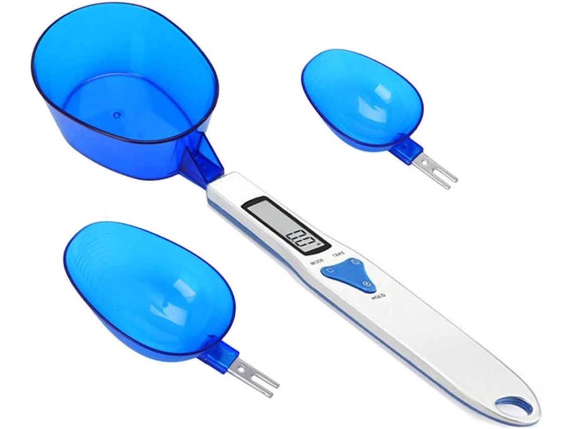 Balanza De Cocina Digital De 500 G/0,1 G Con 3 Cucharas Medidoras, Pantalla Lcd, Para Líquidos/alimentos Secos.