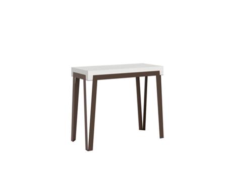 Consolas Rio Premium Extensible hasta 300 cm ITAMOBY (90 x 40 x 77 cm - Paneles de Melamina - Fresno Blanco)
