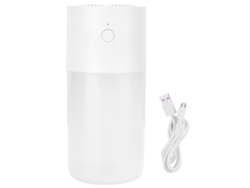 Humidificador ultrasónico portátil mini USB de 300 ml con luz nocturna para coche, hogar y oficina.