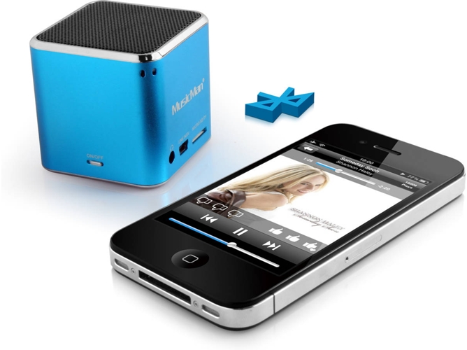 Altavoz Bluetooth TECHNAXX Musicman BT-X2 Mini Azul