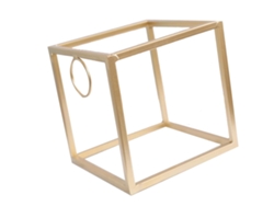 Botellero Para Encimera, De Metal Geométrico, Estilo Sencillo, Soporte Multifuncional Para Botellas.