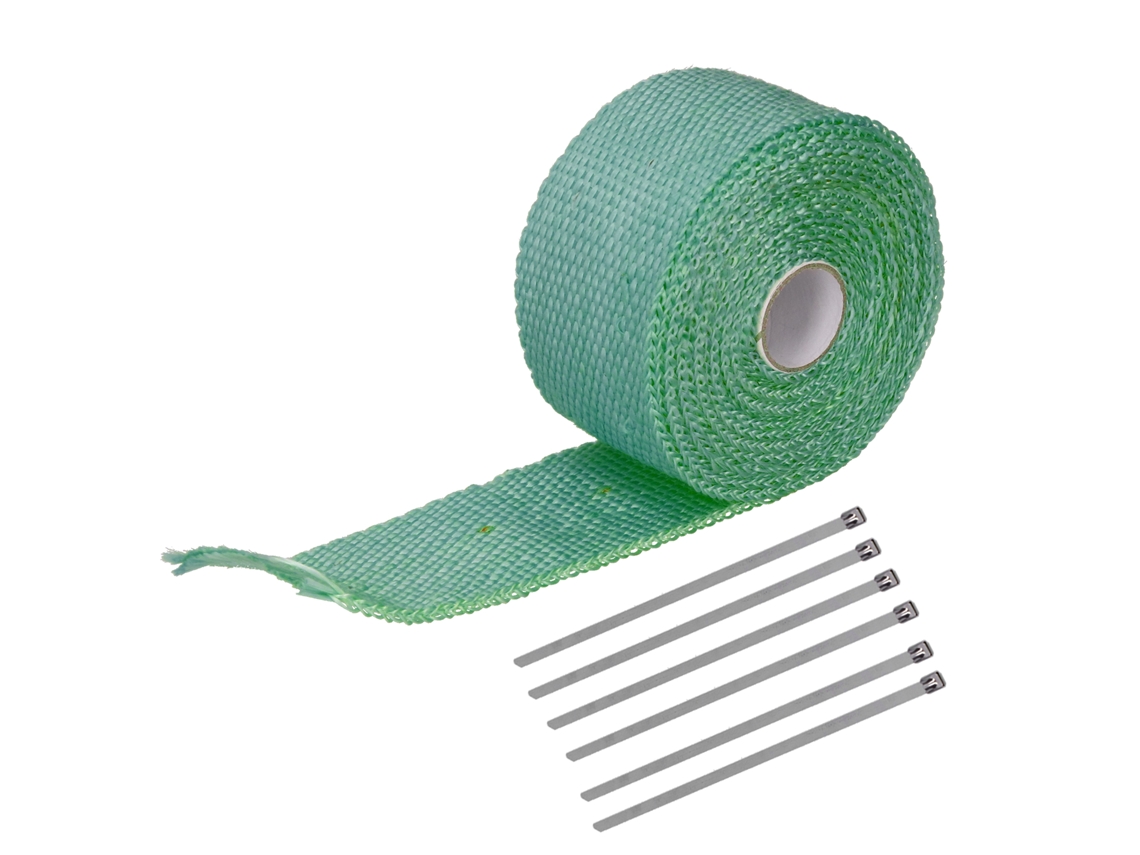Cinta aislante térmica Vante (reduce la temperatura y aumenta la potencia del tubo de escape)