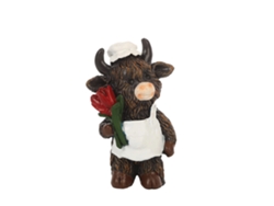 Rosas de vaca, piezas hechas a mano