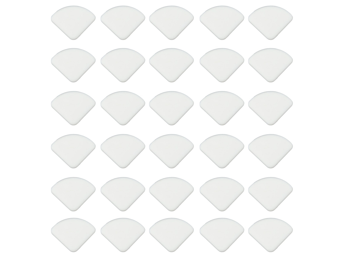 30 Protectores De Esquinas De Silicona Suave Para Muebles, Para La Seguridad De Bebés Y Niños, Color Blanco.