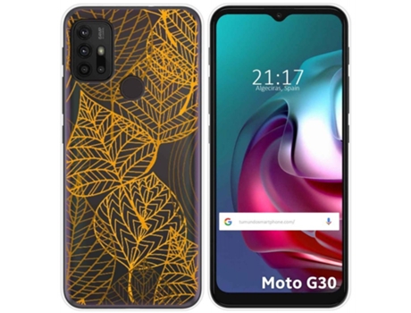 Carcasa Motorola Moto G10 / G30 TUMUNDOSMARTPHONE Dibujos Transparente Multicolor