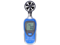 Anemômetro Digital Lcd Mt905c Portátil Mini Medidor De Velocidade Do Vento Instrumento De Inspeção