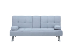 Sofá cama BELIANI Roxen de Poliéster Gris 168x81x77