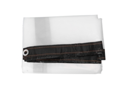 Lona de jardín transparente, impermeable y aislante térmicamente de polietileno para plantas.