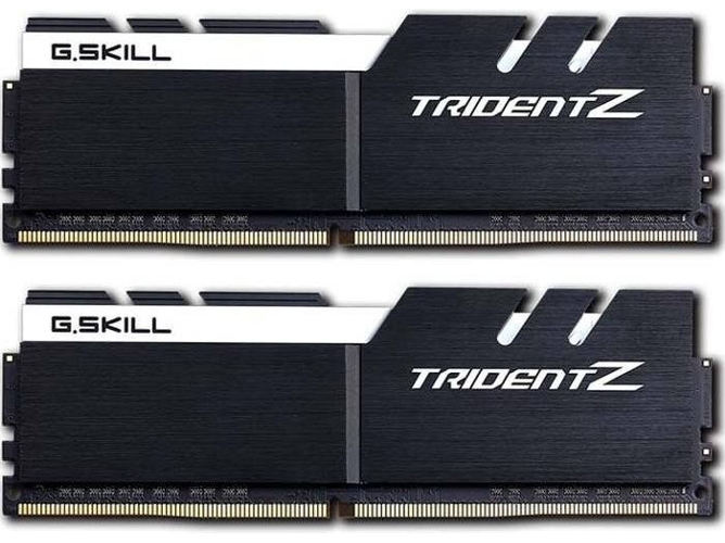 Memoria RAM DDR4 G.SKILL F4-3200C16D-32GTZKW (2 x 16 GB - 3200 MHz - CL 16 - Negro)