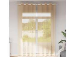 Cortinas De Gasa Con Ojales 2 Uds Arena