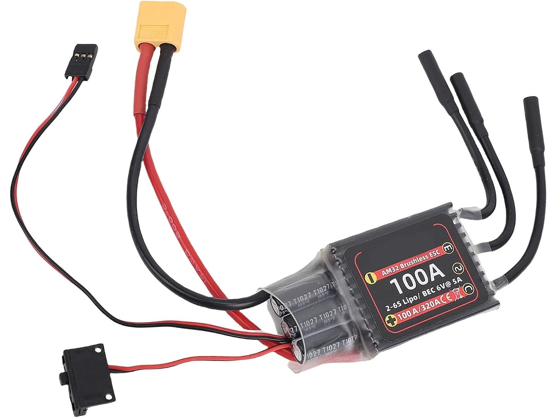 Controlador De Velocidad Sin Escobillas De Repuesto 100 Para Outrunner 3532 3542 – Firmware
