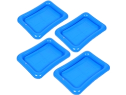 4piezas Juguete De Pesca Para Piscina Inflable Bandeja Flotante Exterior Fiesta