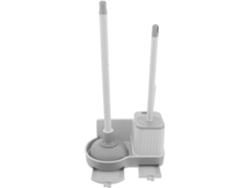Juego De Cepillo De Inodoro De Pared Con Ventosa, Kit De Limpieza Para Bordes Y Ranuras Del Plást...