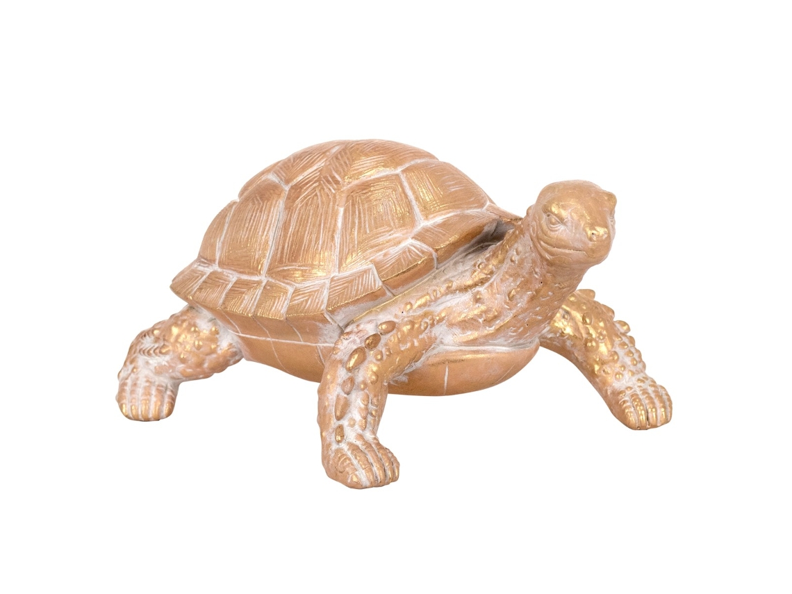 Figura de Animal Dorado de Resina 13*18*26cm