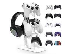 Suporte Para Controle Halinuia 3 Níveis Para Ps5 Ps4 (transparente)