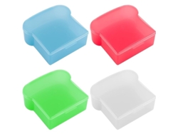 2026-linjou 4 Caixas De Sanduíches Forma De Torrada, Micro-ondas E Congelação, 20oz, Pp Alimentar, 4 Cores