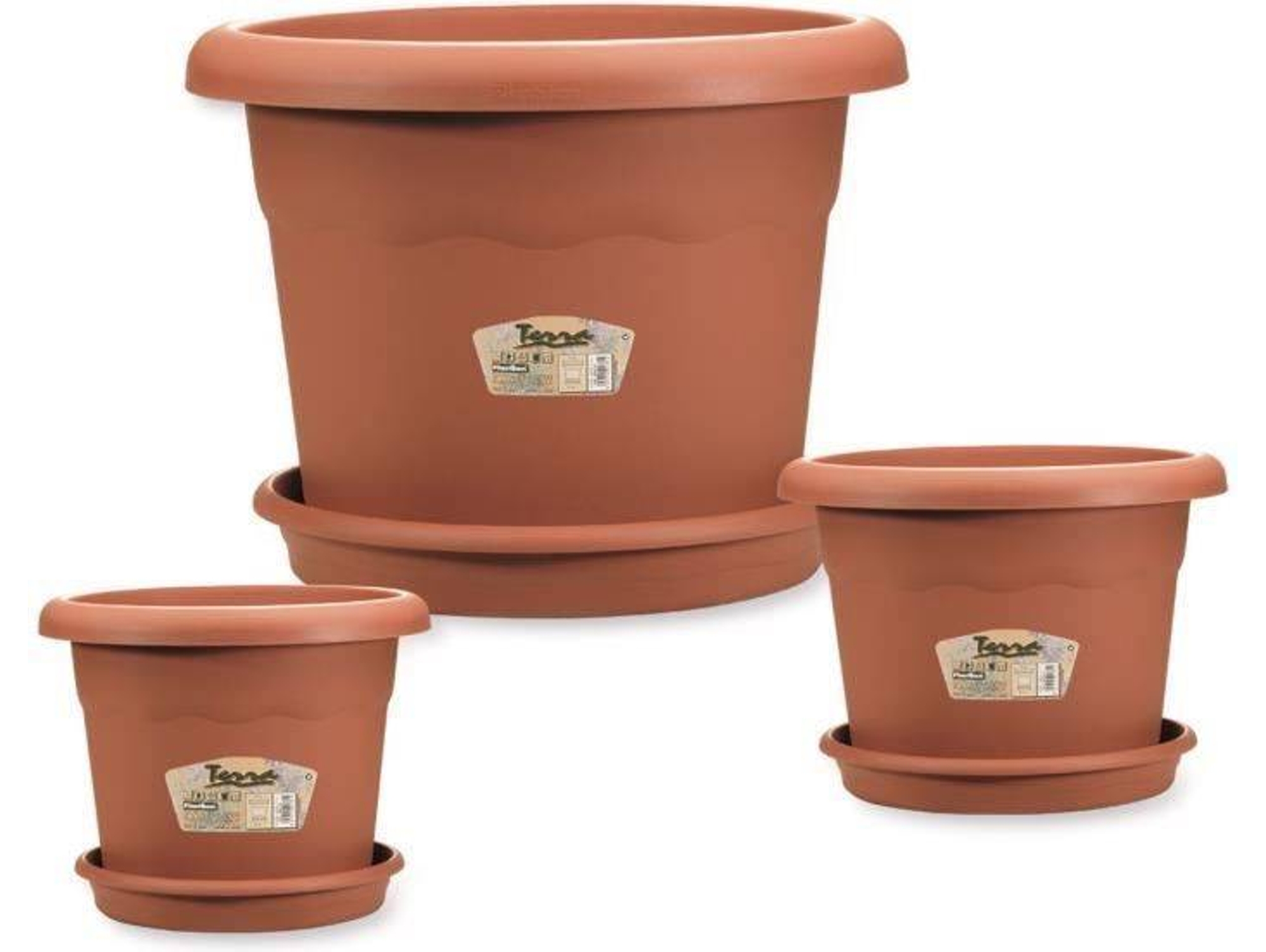 Plato para Maceta PLASTIKEN Plat Terracota (30 cm)