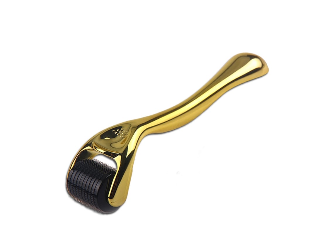 Rolo De Microagulhas Em Liga De 540 Titânio Para Reparo Facial 3.0 Mm Dourado