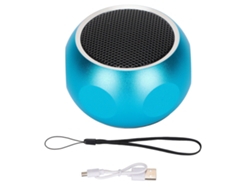 Mini Altavoz Bluetooth Portátil Con Cable Para Ducha, Bicicleta, Coche, Viajes - Azul