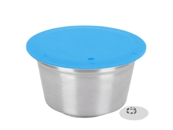 Cápsula De Café Reutilizable De Acero Inoxidable Con Filtro Para Dolce Gusto - Azul