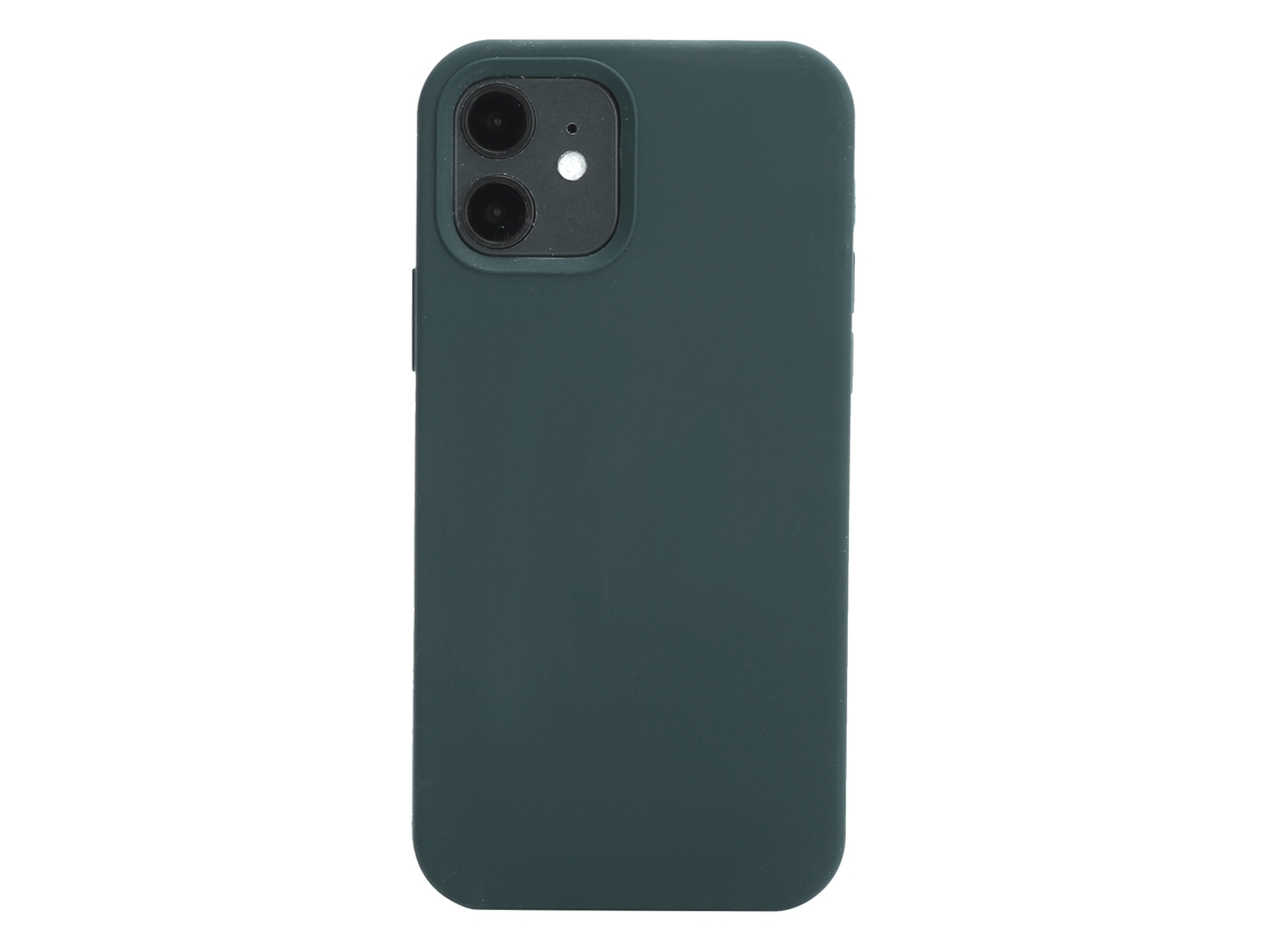 Capa De Silicone Para Iphone 12/pro, Proteção Anti-ranhuras, Suporta Carregamento Sem Fio, Verde