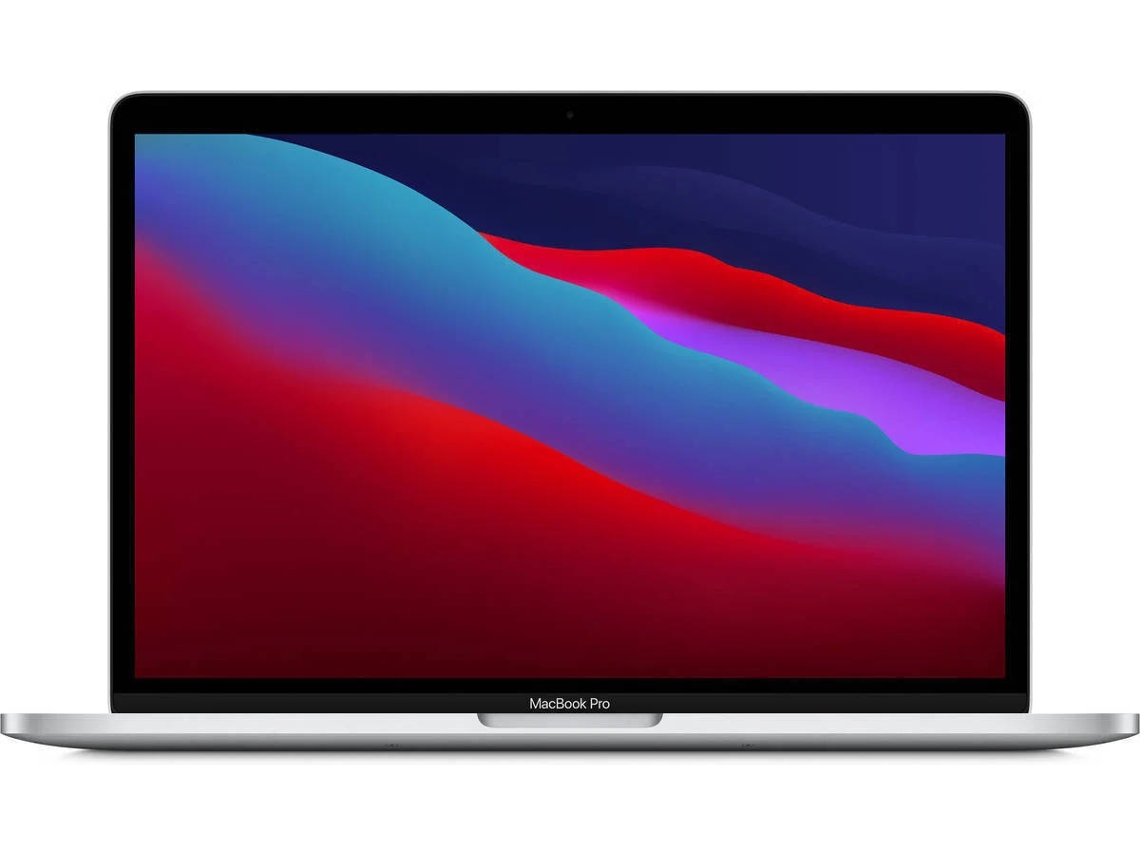 MacBook Pro APPLE Plata (Reacondicionado Flippers Marcas Mínimas - 13.3'' - Apple M1 - RAM: 8 GB - 256 GB SSD - GPU 8-Core - Teclado US)