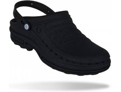 Zueco WOCK Clog Plantilla Profesional Negro con Corchete (35 - 36)