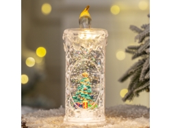Vela navideña Yuysan con luz de noche, decoración festiva estilo A