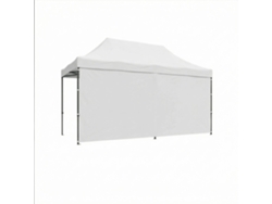 Lona Lateral De 450x200h Cm Para Cenador De Jardín Blanco