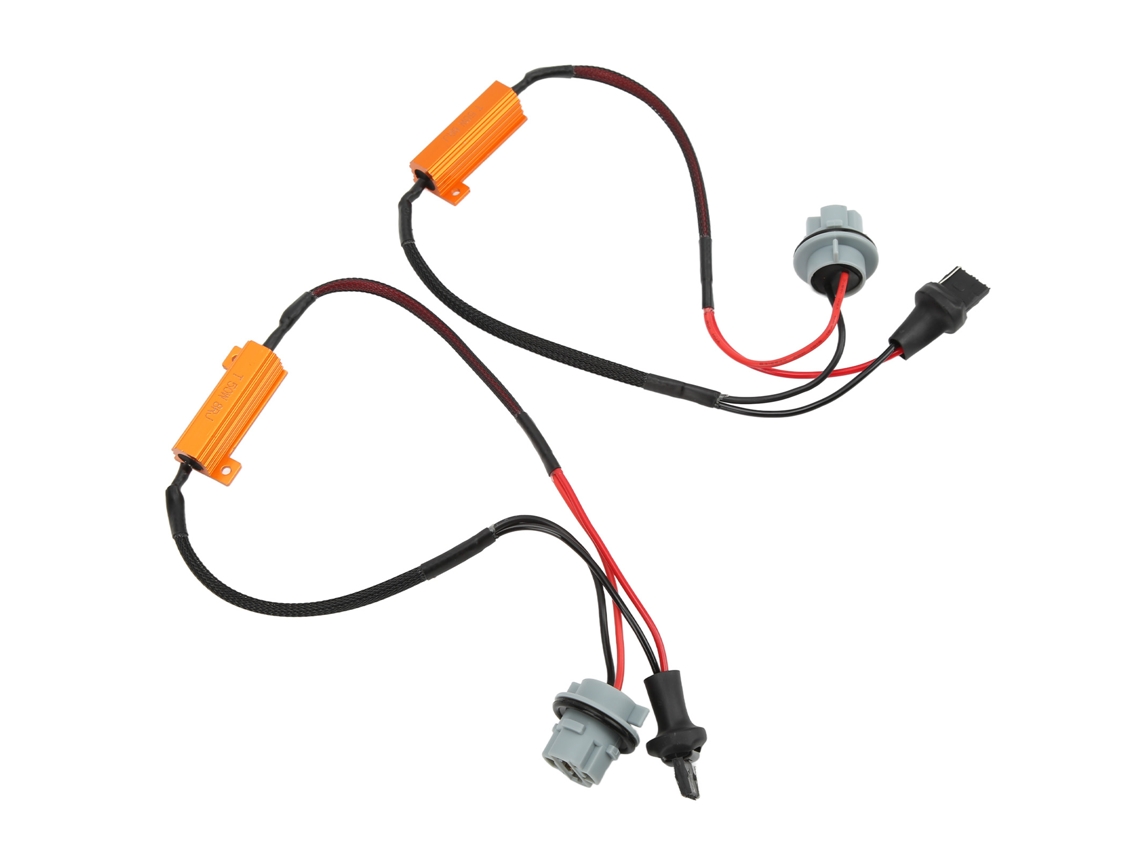 Adaptador De Resistencia Led De 2 Piezas, Resistencia De Carga Eficiente, Pequeño, Portátil, Anticorrosión, Fácil De Usar.