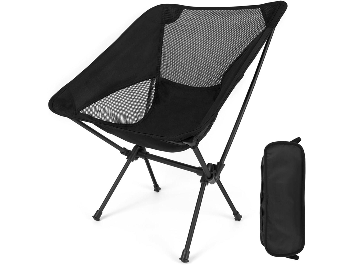 Silla de camping plegable, silla de playa ultraligera con bolsa de almacenamiento MDUG