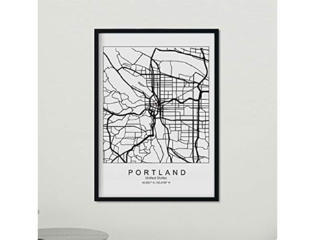 Poster NACNIC Mapa de Portland (A3)