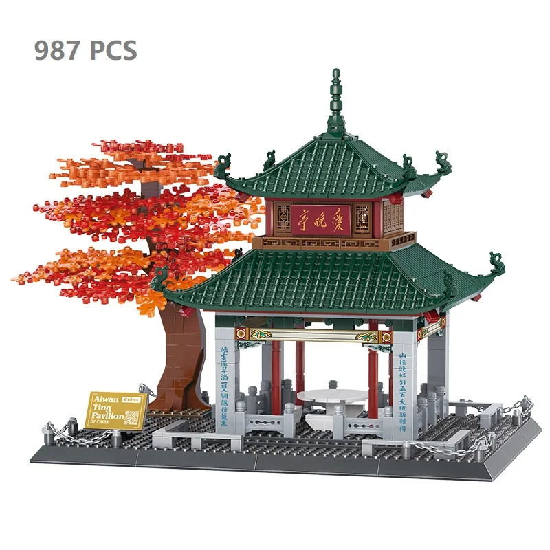 Modelo De Bloques De Construcción De Un Hito Mundial