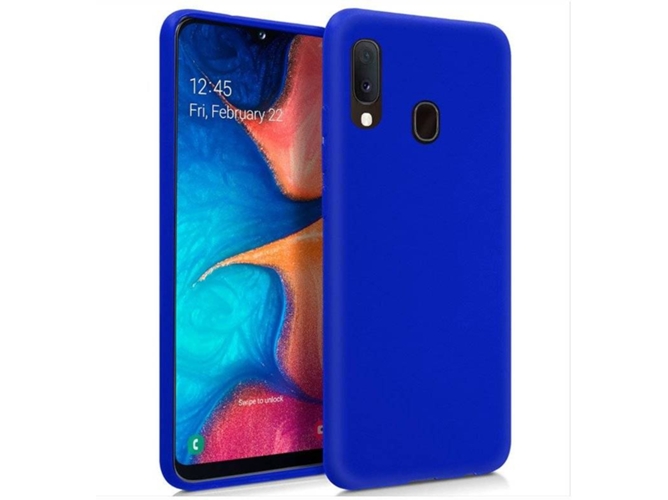 Carcasa Samsung Galaxy A20e COOL Silicona Azul