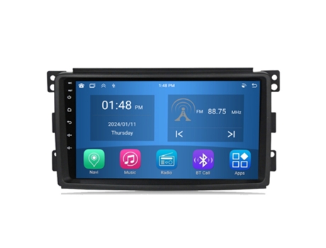 Autoradio 4GB RAM64GB ROM ROVERONE para Mercedes Benz Smart 2005 - 2010 CarPlay Android Coche Radio Bluetooth Navegación