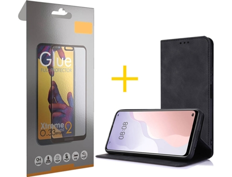Carcasa + Protector de Pantalla para iPhone 12 Pro Max SKYHE Negro