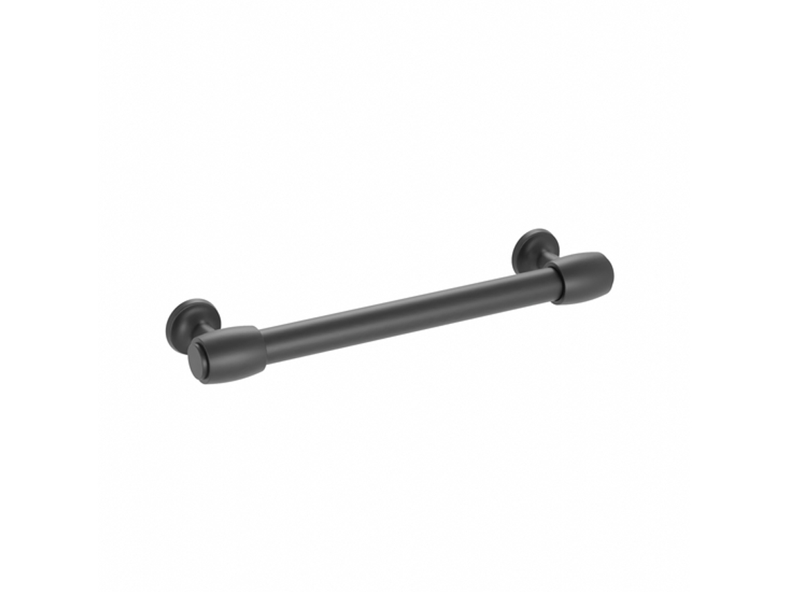 Tirador Para Mueble De Zamac Distancia Entre Ejes 160mm Barniz Negro Mate Pack De 25