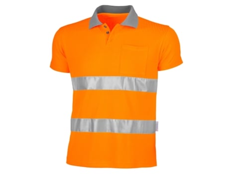 Polo de Trabajo QUALITEX WORKWEAR Pro Reflective Safety Tejido Mixto (Naranja - Tam: 3XL)