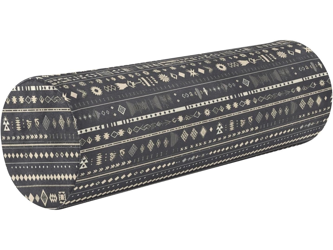 Almohada Frodotgv Cilíndrica Redonda Espuma Viscoelástica: Viscoelástica Anchobrsoporte Soporte Fácil Dormir