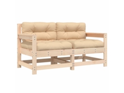 Maison Exclusive - Sillones De Jardín Con Cojines 2 Uds Madera Maciza De Pino