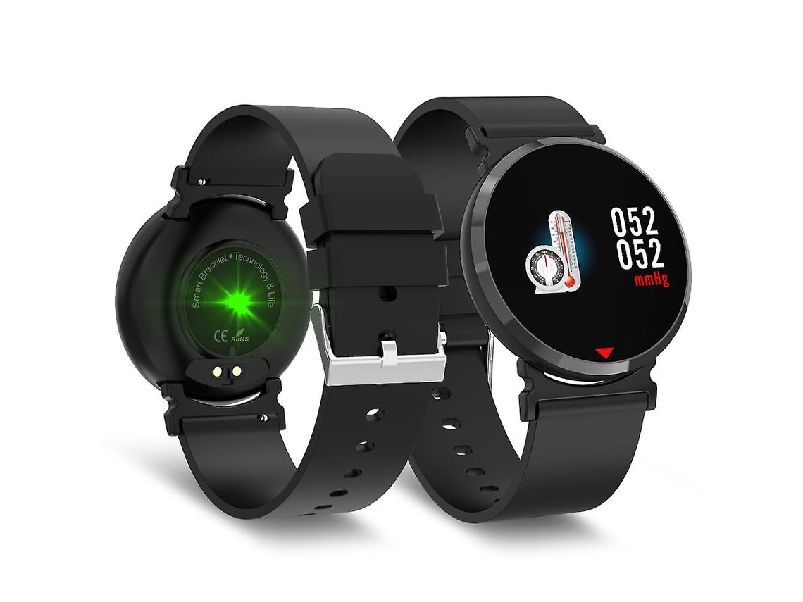 Reloj inteligente de estilo empresarial con pantalla HD grande, pulsera con monitor de presión arterial y oxígeno Ly Ebike