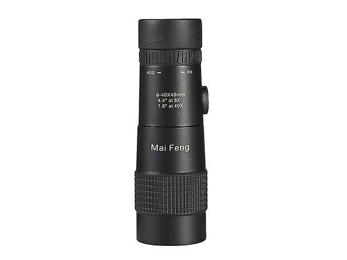 Telescopio monocular portátil Yizhood con zoom 8-40X40 para acampar (negro)