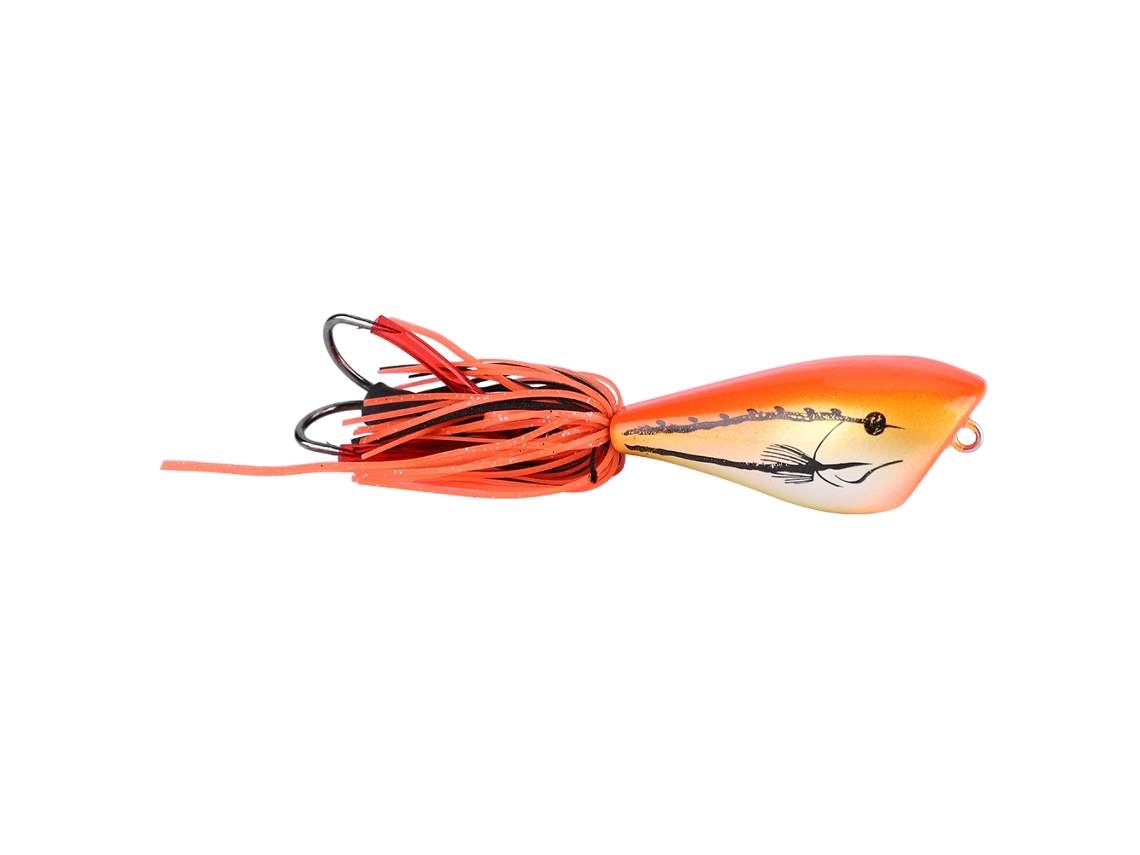 Cebo artificial con forma de cabeza de serpiente y anzuelo, accesorio de pesca Vylara