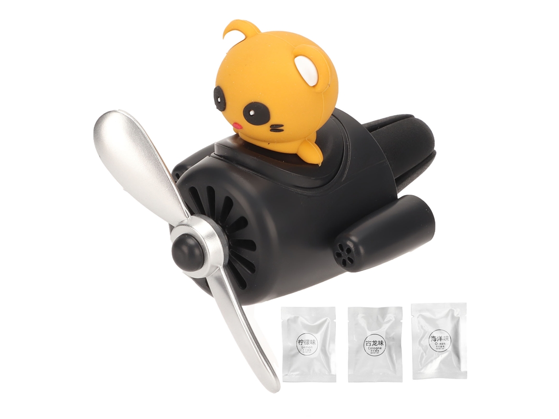 Ambientador Para Coche Con Un Bonito Diseño De Oso, Aspas Giratorias, Purificación Aromática Y Decoración Para El Coche.