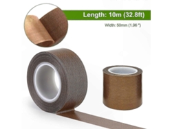 Cinta de PTFE autoadhesiva para aplicaciones de alta temperatura, rollo de 10 m, Rosewell