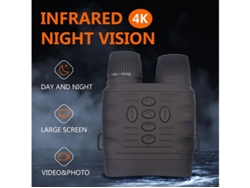 Gafas de visión nocturna, binoculares infrarrojos de visión nocturna 4K, día y noche, pantalla de 3 pulgadas con batería recargable, visión nocturna para caza, Bestvite
